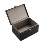 Stínící box z luxusní PU kůže pro blokování signálu - 170 x 125 x 95mm