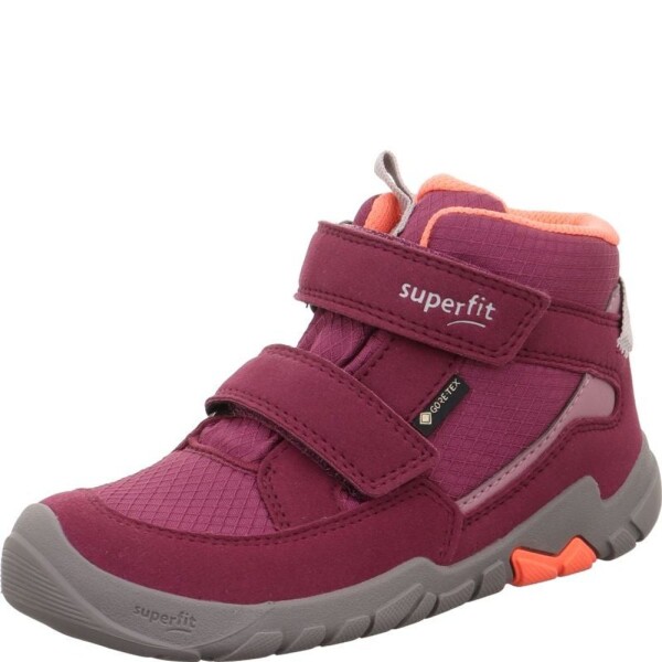 Dívčí celoroční tenisky Superfit barefit TRACE GTX Red/Orange 1-006042-5000 - 28
