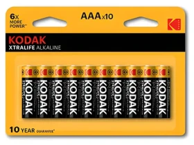 Kodak XTRALIFE AAA / Alkalická baterie / 10 ks (KOD-LR3XTBL10)