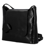 Luxusní dámská kožená crossbody kabelka Jessie, černá