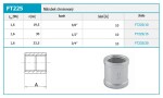 NOVASERVIS - Nátrubek chromovaný 3/4" FT225/20