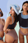 Dámská podprsenka ZERO Feel Bliss Bralette - BROWN - hnědá 1141 - SLOGGI BROWN M