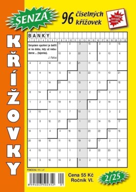 Senza číselné křížovky 2/2025