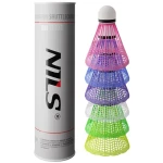 NILS NBL6026 Badmintonové míčky multicolor 6 ks (5907695593600)