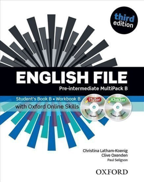English File Pre-intermediate Multipack B with Oxford Online Skills (3rd) without CD-ROM - Christina Latham-Koenig