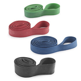 Vysoce odolné bezpečnostní gumičky, 1000 × 25 mm, modrá