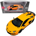 Kovový model - 1:32 Lamborghini Aventador SVJ oranžové - Sparkys