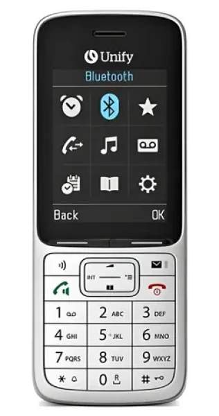 Unify OpenScape SL6 (ručka) šedá / DECT bezdrátový telefon / 2.4" TFT / Bluetooth / bez nabíjecí kolébky (L30250-F600-C518)