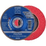 PFERD 67649115 PFF 115 A 120 PSF STEELOX vějířovitý brusný kotouč Průměr 115 mm Ø otvoru 22.23 mm nerezová ocel, ocel 10