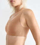 Dámská podprsenka ZERO Feel 2.0 Soft bra - BROWN - sv. hnědá 00CM - SLOGGI BROWN XL