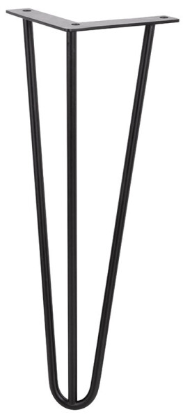 Strong stolová noha drátěná černá 710mm (318052)