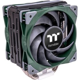 THERMALTAKE TOUGHAIR 510 zelená / Chladič CPU / 2x 120 mm / 2000 RPM @ 23.6 dB / 58.35 CFM / 4 pin (CL-P075-AL12RG-A)