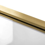 REA/S - Sprchový Rapid Slide Brush Gold Dveře: 160 x Sprchová zástěna: 100 KPL-09581