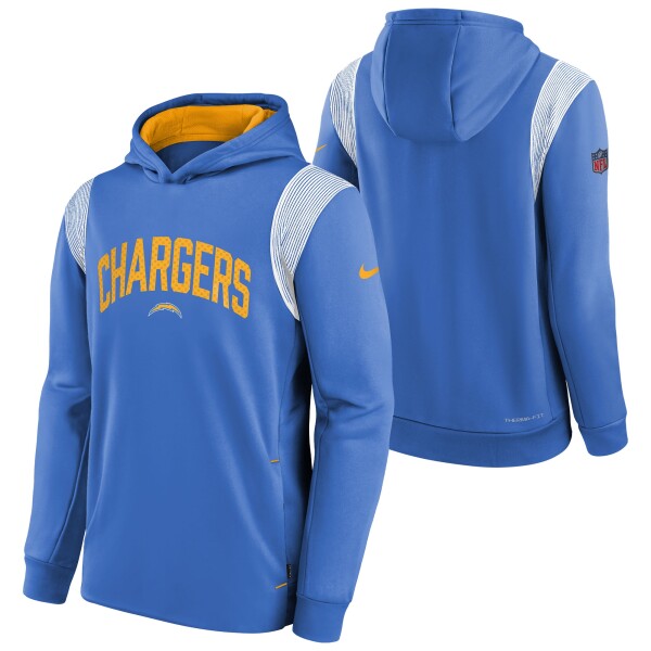Nike Dětská mikina Los Angeles Chargers NFL 2022 On-Field Sideline Therma Hoodie (YOUTH)