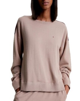Dámský svetr Tommy Hilfiger W0UW04781 hnědý