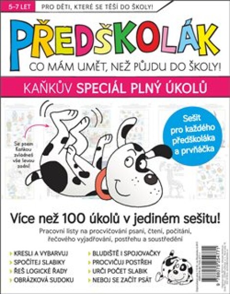 Předškolák - Kaňkův speciál plný úkolů - kolektiv autorů