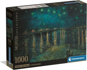 CLEMENTONI Puzzle Museum Collection: Hvězdná noc