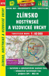 Zlínsko, Hostýnské Vizovické vrchy 1:40 000