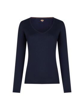 ICEBREAKER Wmns Merino 200 Oasis LS V Neck, Midnight Navy (vzorek) velikost: S