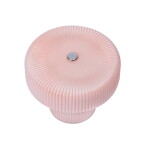 Ferm Living Skleněná stolní LED lampička Ripple Pale Rose, růžová barva, sklo