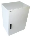 XtendLan Venkovní rozvaděč 17U se zámkem šedá / Rozvaděč / 19" / hloubka 450 mm / IP55 / 3-bodový zámek (WEH-17U-450-3L)