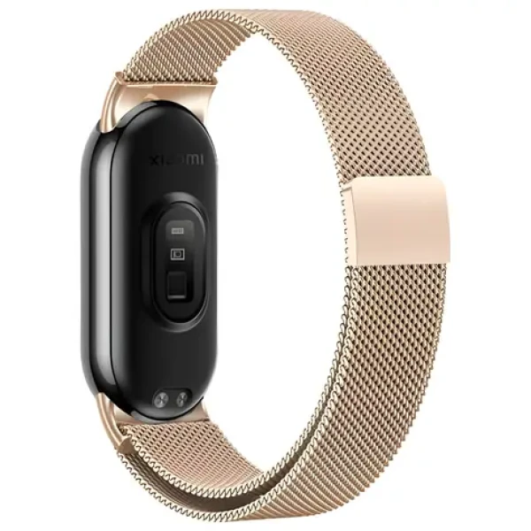 Beline Magnetic Mi Band 10/9/8 růžové zlato / Pásek / nerezová ocel / magnetický