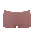 Dámské kalhotky GO Daily Cotton Short 3P - BROWN - sv. hnědé 1141 - SLOGGI BROWN M