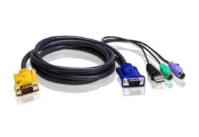 ATEN KVM Kabel HDB15-SVGA+USB+PS2 / 1.8m (2L-5302UP)