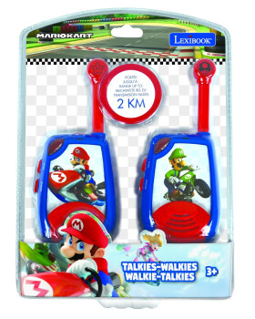 Lexibook digitální vysílačky Mario Kart s dosahem až 2 km - Alltoys Lexibook