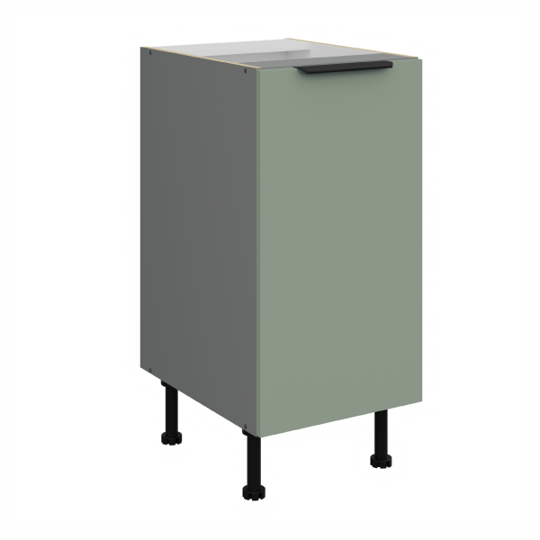 Spodní skříňka Aria ANT 40 D 1F BB Barva korpusu: Antracit, Barva dvířek: SA - Aquamarine AFM