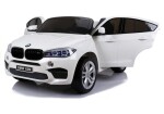 Mamido Elektrické autíčko BMW X6 M dvoumístné XXL bílé