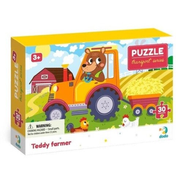 Puzzle Farmář Teddy 30 dílků