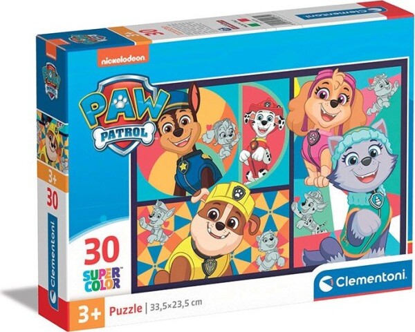 Clementoni Puzzle Tlapková patrola 30 dílků - Clementoni