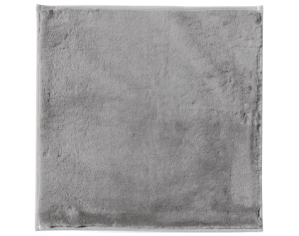 Koupelnová předložka Králík 50x50 cm, stříbrná