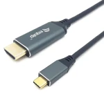 Equip USB-C na HDMI / Adaptér / 3 m / 4K 60Hz / pozlacené konektory (133417)