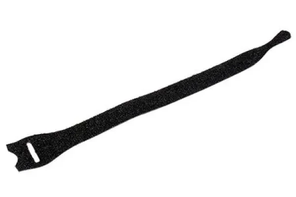 Velcro Stahovací páska suchý zip 12mm černá / Stahovací páska / 20 cm / 6 ks (VEL-EC60388)