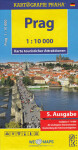 Prag - Karte touristischer Attraktionen /1:10 tis., 5. vydání