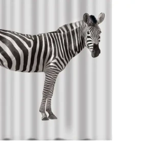 Spirella ZEBRA sprchový závěs 180 x 200 cm bílo-černý / polyester (7610583115546)