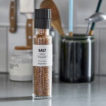 Nicolas Vahé Uzená mořská sůl 325 g, černá barva, sklo
