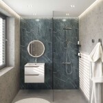 Kielle - Idolio Zrcadlo s LED osvětlením a vyhříváním, průměr 59 cm, chrom 50324013