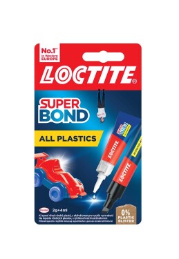 Henkel Loctite - Super Bond All Plastics, 2 g + 4 ml