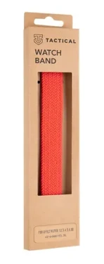 Tactical 788 Pletený Převlékací Řemínek pro Watch 42 44mm vel. XL červená (8596311138614)