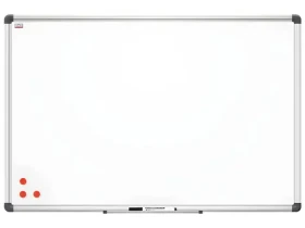 2x3 X7 bílá / Magnetická tabule / 150 x 100 cm / lakovaný povrch / hliníkový rám