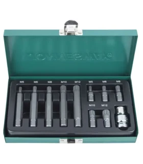 JONNESWAY Sada bitů XZN (Spline) M5 - M12 11ks / délky 30 a 75 mm (JS29H4111S)