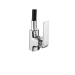 INVENA - Dřezová baterie Ligaria s elastickým výtokem, chrom/černá BZ-39-008-L