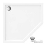 REA/S - Sprchový kout DIAMOND 90x90 BRUSH GOLD Se sprchovou vaničkou Diamond KPL-K6506