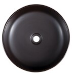 SAPHO - PRIORI keramické umyvadlo na desku, Ø 41cm, hnědá/modrá PI033