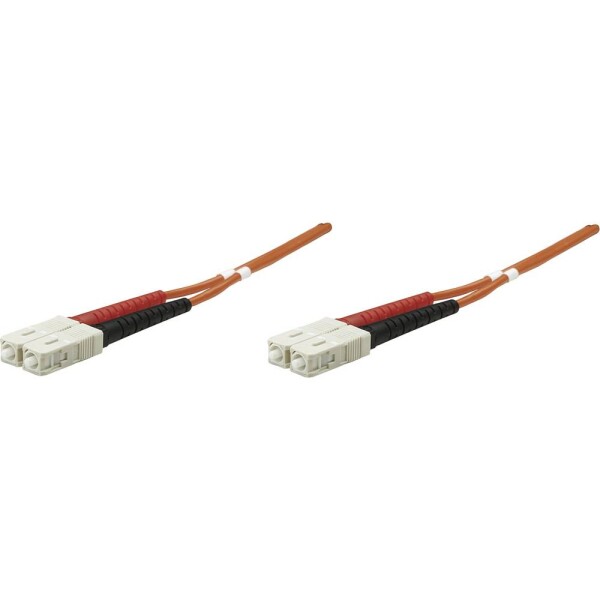 Intellinet 470018 optické vlákno optické vlákno kabel [1x zástrčka SC - 1x zástrčka SC] 50/125 µ Multimode OM2 2.00 m