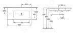 VILLEROY & BOCH - Venticello Umyvadlo nábytkové 1000x500 mm, s přepadem, bez otvoru pro baterii, alpská bílá 4134R301