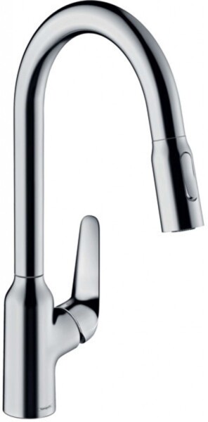 HANSGROHE - Focus M42 Dřezová baterie M4216-H220 s výsuvnou sprškou, chrom 71820000